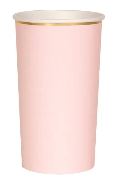 Pale Pink Highball Cups Meri Meri