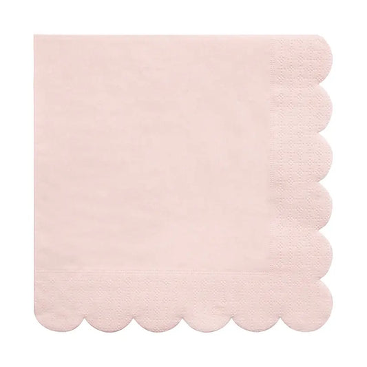 Pale pink napkins L Meri Meri