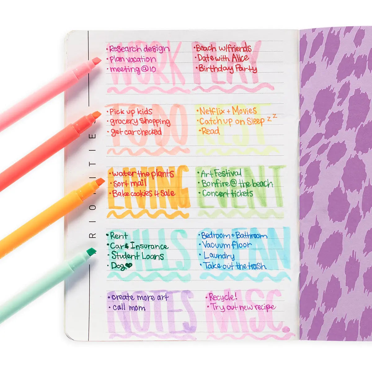 Pastel Mints Scented Highlighters – Set of 10 OOLY