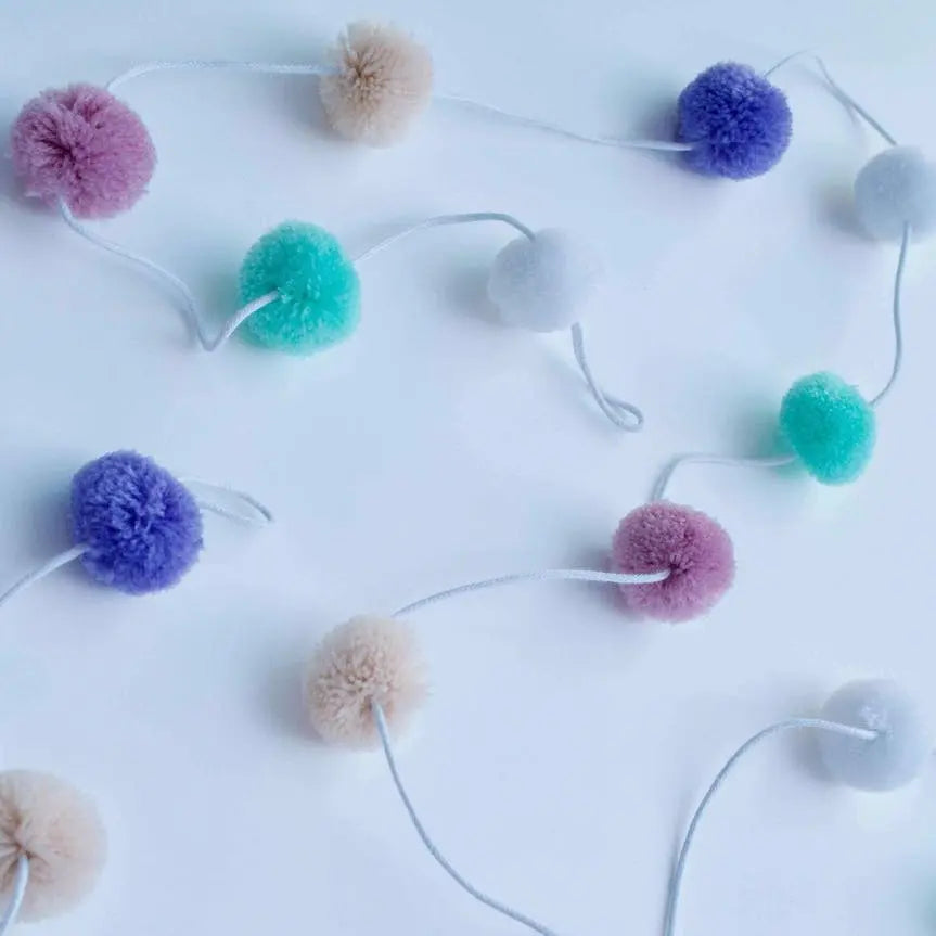 Pastel Pompom Garland Pooka