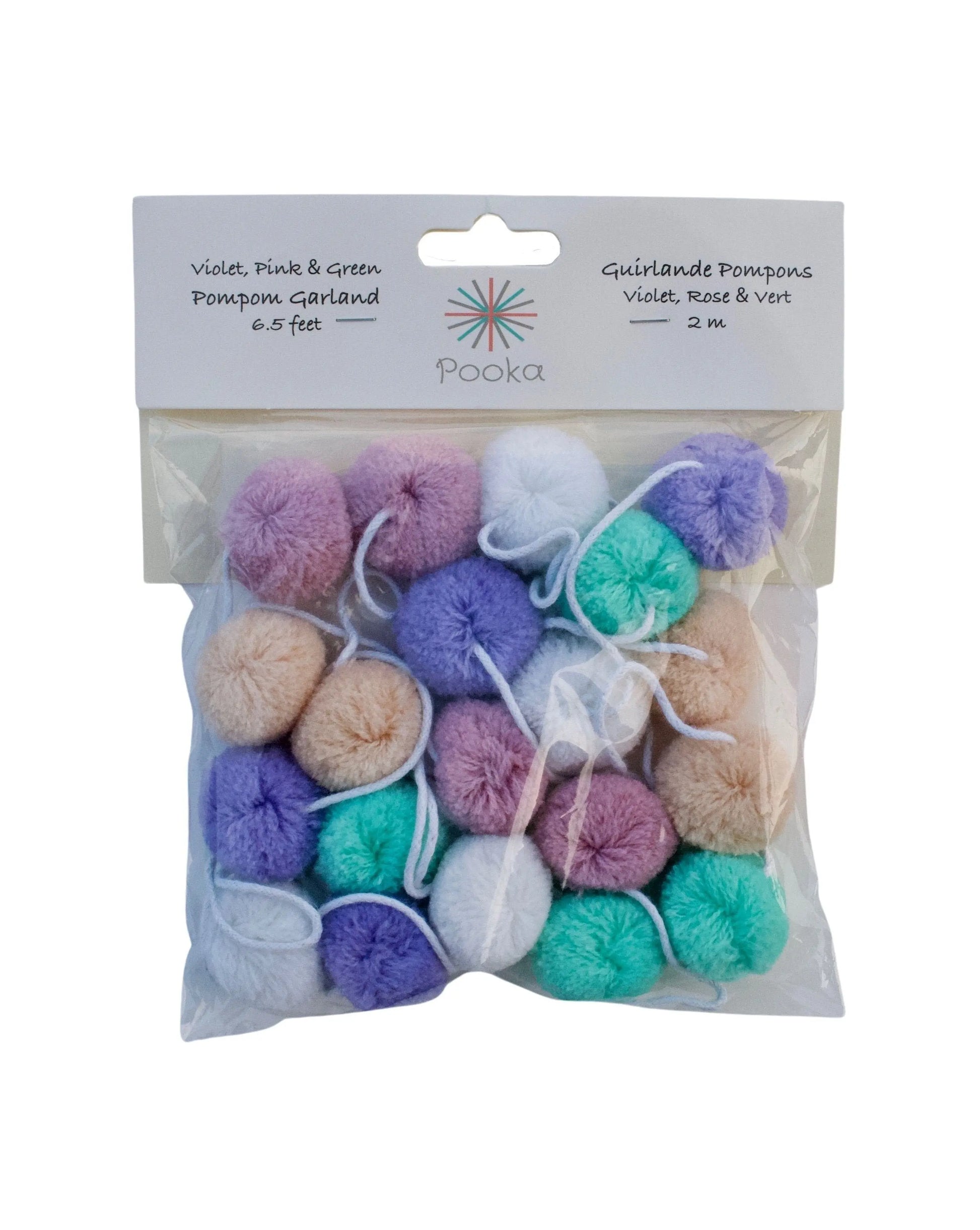 Pastel Pompom Garland Pooka
