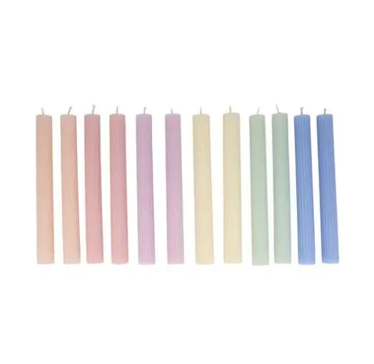 Pastel Table Candles (x 12) Meri Meri