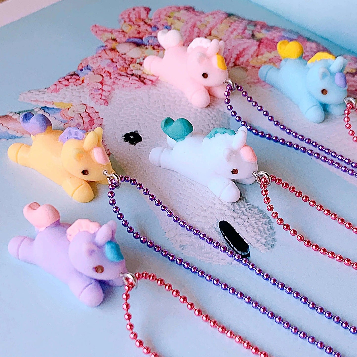 Pastel Unicorn Kids Necklaces - Pop Cutie Pop Cutie