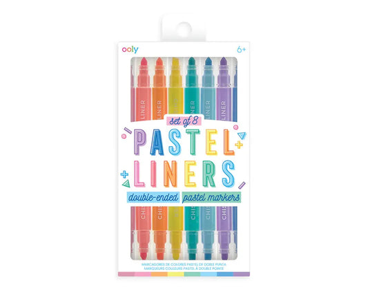 Pastel liners - set of 8 OOLY