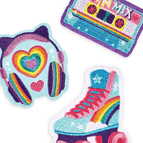 Patch Em Iron On Patches – Set of 3 – Rock N Roll OOLY