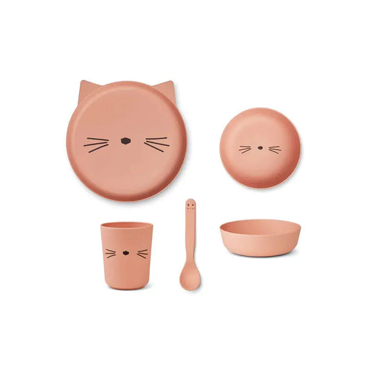 Paul tableware set 4 Pack - Cat rose blush LieWood