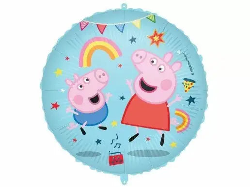 Peppa and George foil balloon cotillons Alsace