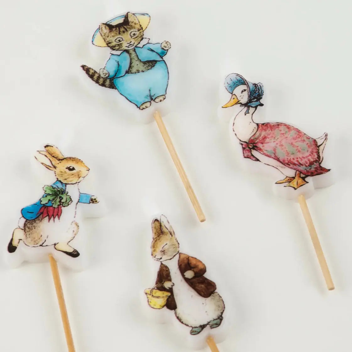 Peter Rabbit In The Garden Candles (x 4) Meri Meri