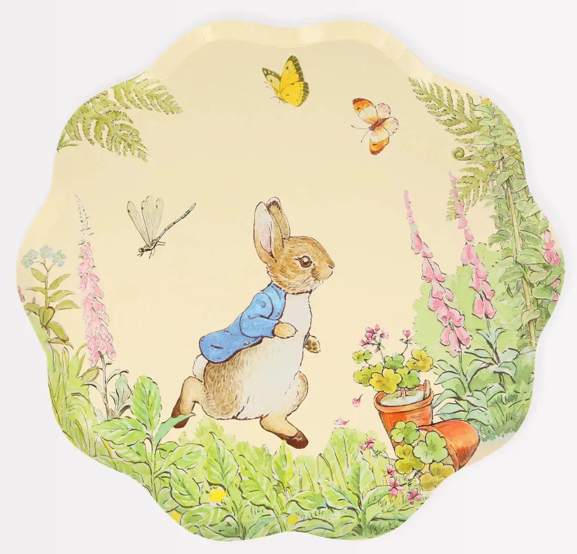 Peter Rabbit In The Garden Dinner Plates (x 8) Meri Meri