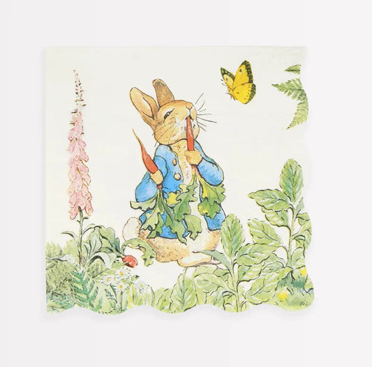 Peter Rabbit In The Garden Large Napkins (x 16) Meri Meri