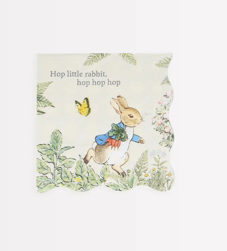 Peter Rabbit In The Garden Small Napkins (x 16) Meri Meri