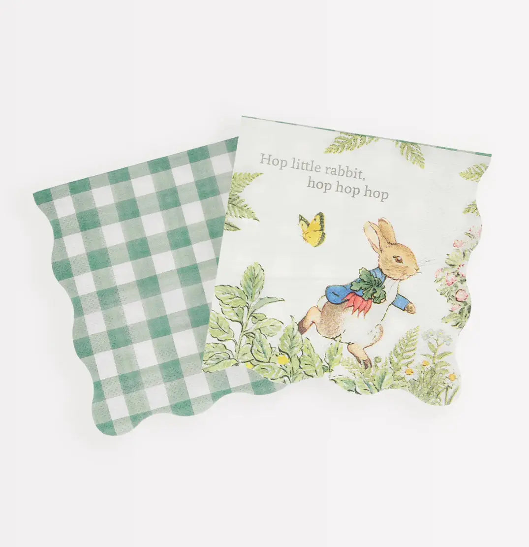 Peter Rabbit In The Garden Small Napkins (x 16) Meri Meri