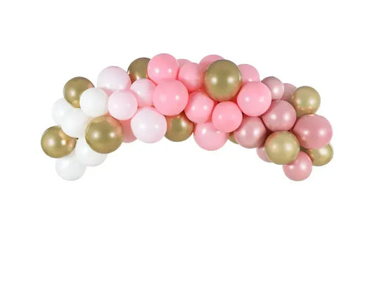 Pink Balloon garland - 60 balloons - Party Deco Partydeco
