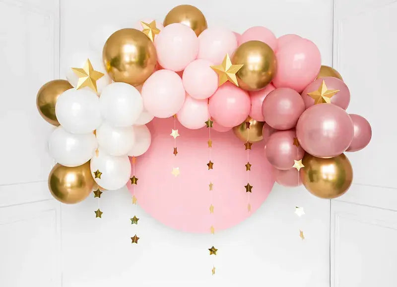 Pink Balloon garland - 60 balloons - Party Deco Partydeco