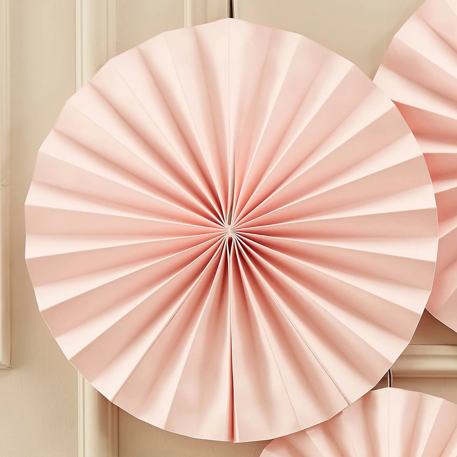Pink Pinwheel Paper Fan Decorations Ginger Ray