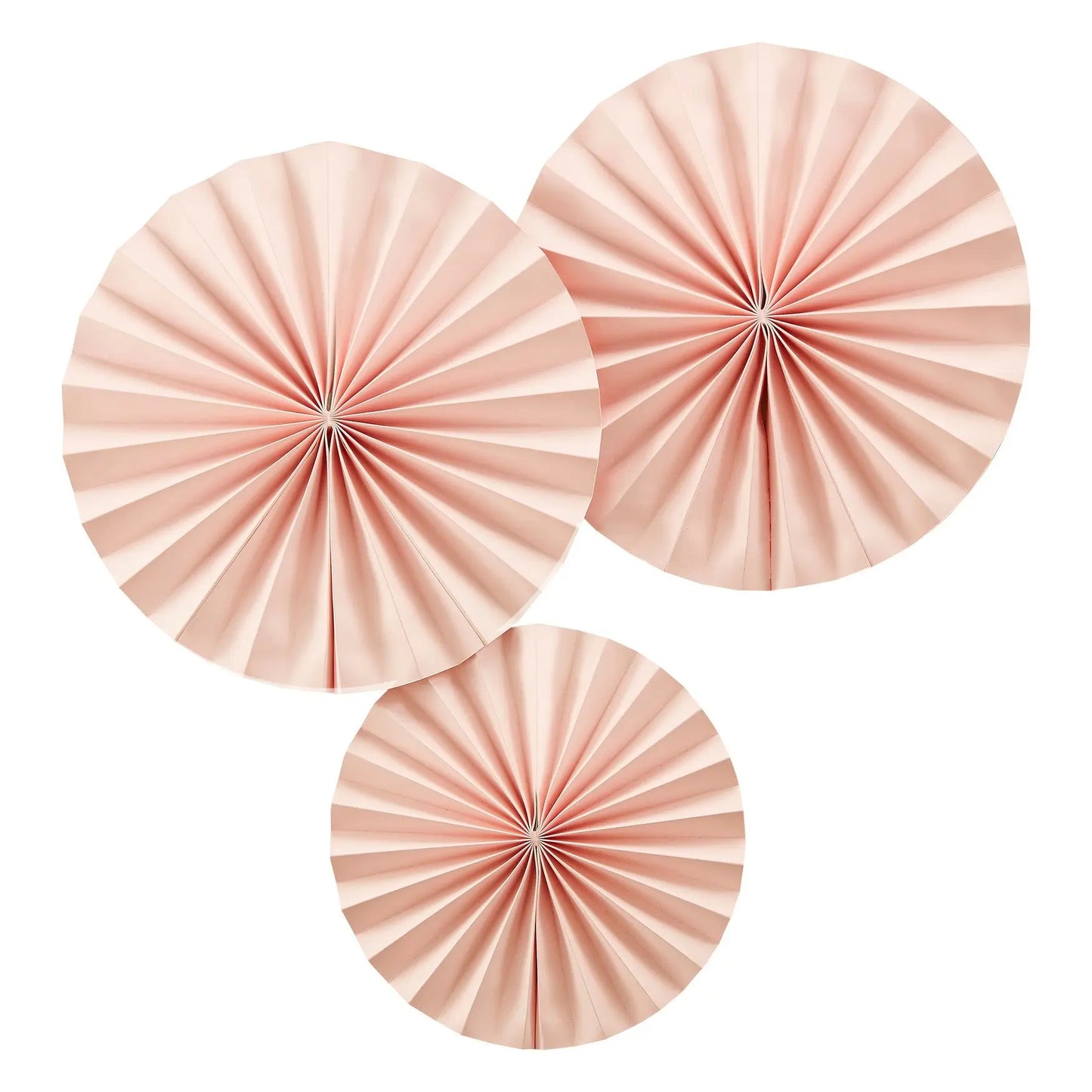 Pink Pinwheel Paper Fan Decorations Ginger Ray