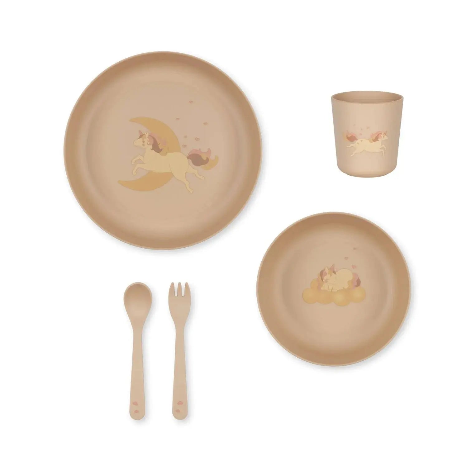 Pla Dinner Sets - Unicorn Konges Slojd