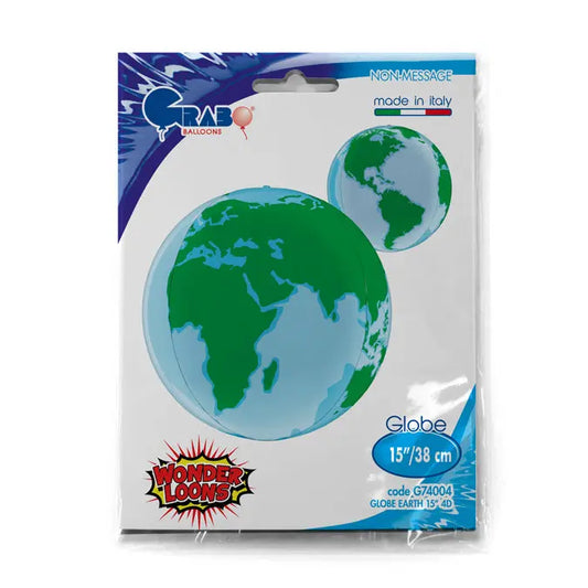 Planet Earth Globe Balloon Foil