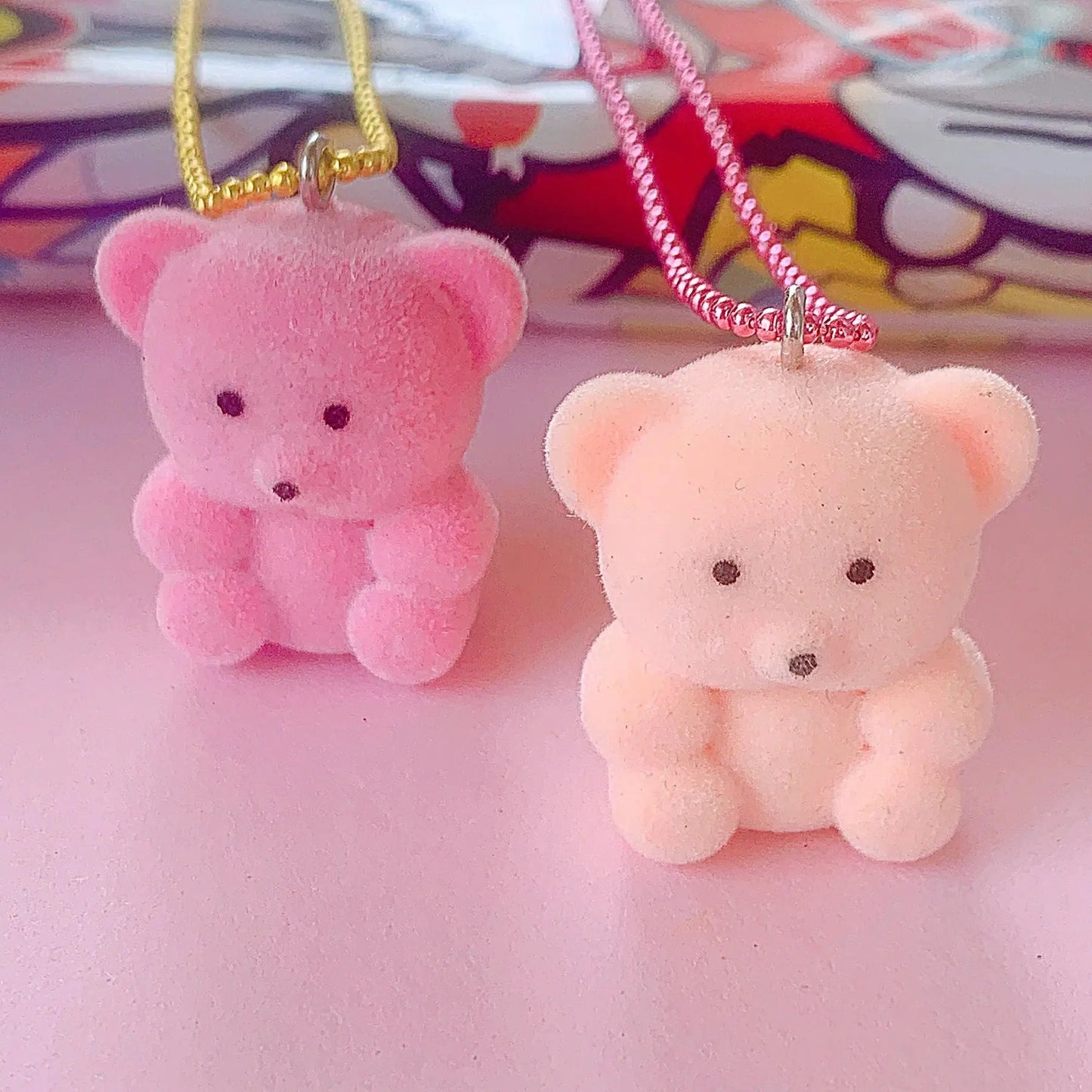 Pop Cutie 90's Babies Rose Bear Kids Necklaces Pop Cutie