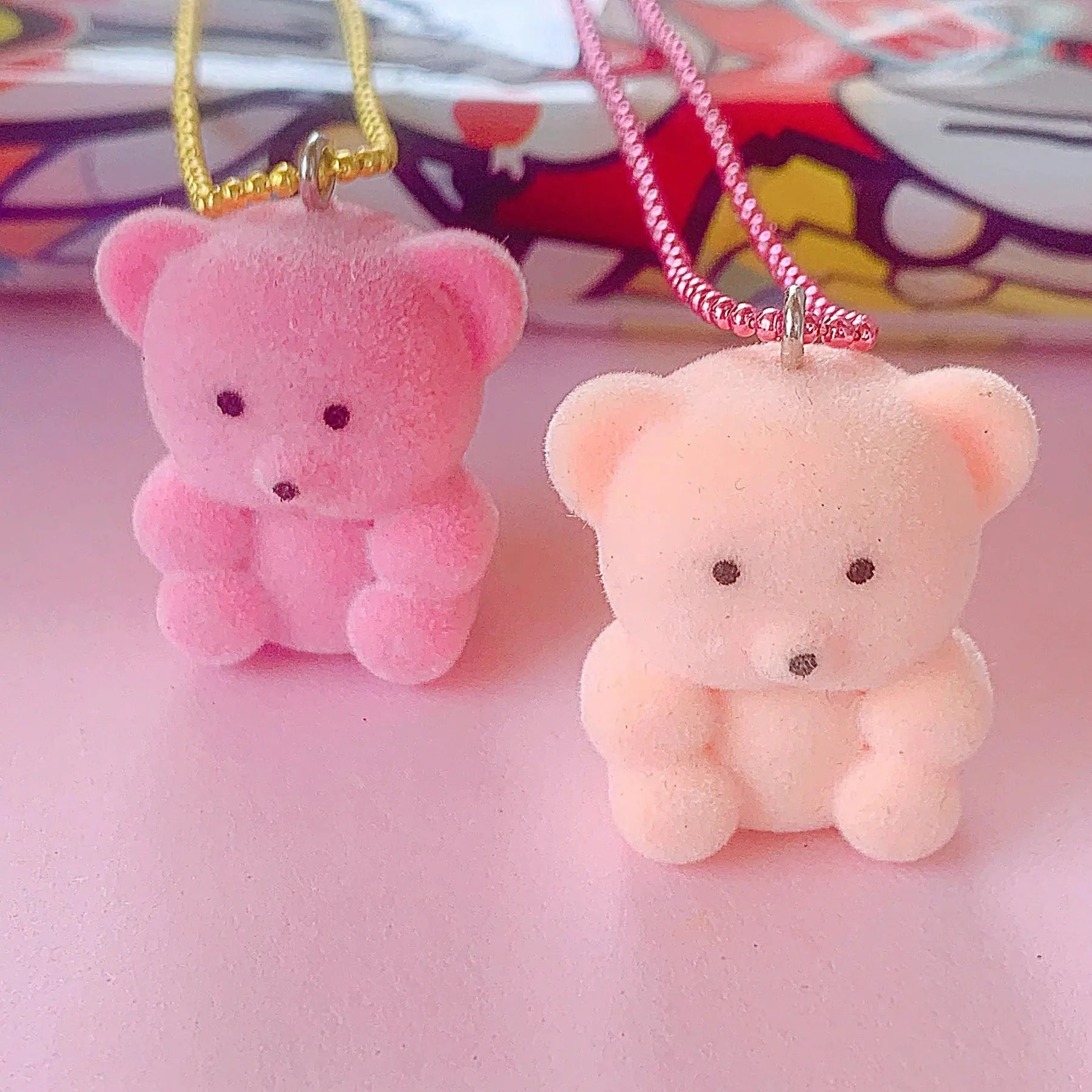Pop Cutie 90's Babies Rose Bear Kids Necklaces Pop Cutie