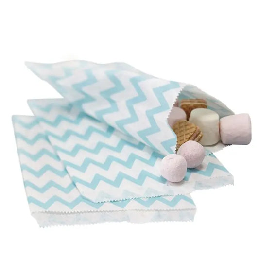 Powder Blue Candy Bags Ginger Ray