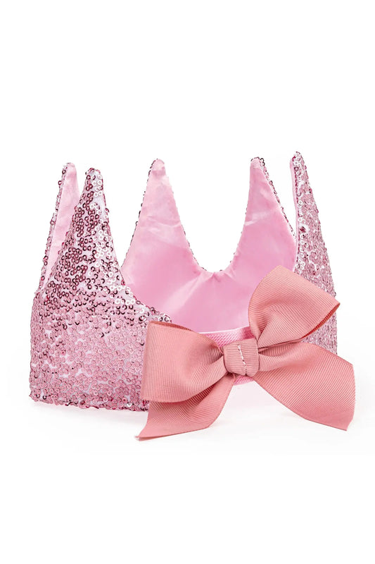 Precious Pink Sequins Crown Great Pretenders