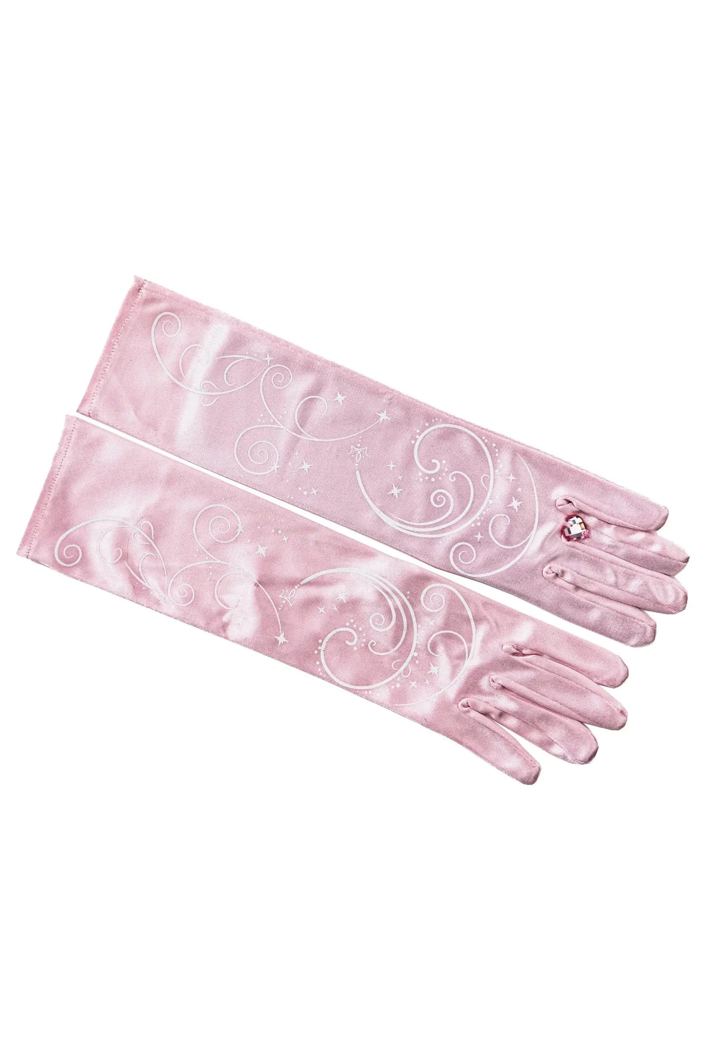 Princess Swirl Gloves, Light Pink Great Pretenders