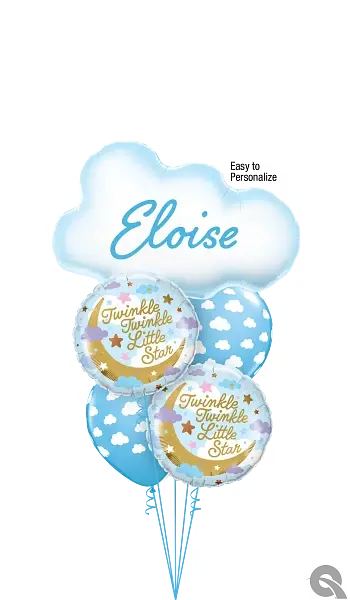 Puffy Cloud Foil Balloon qualatex