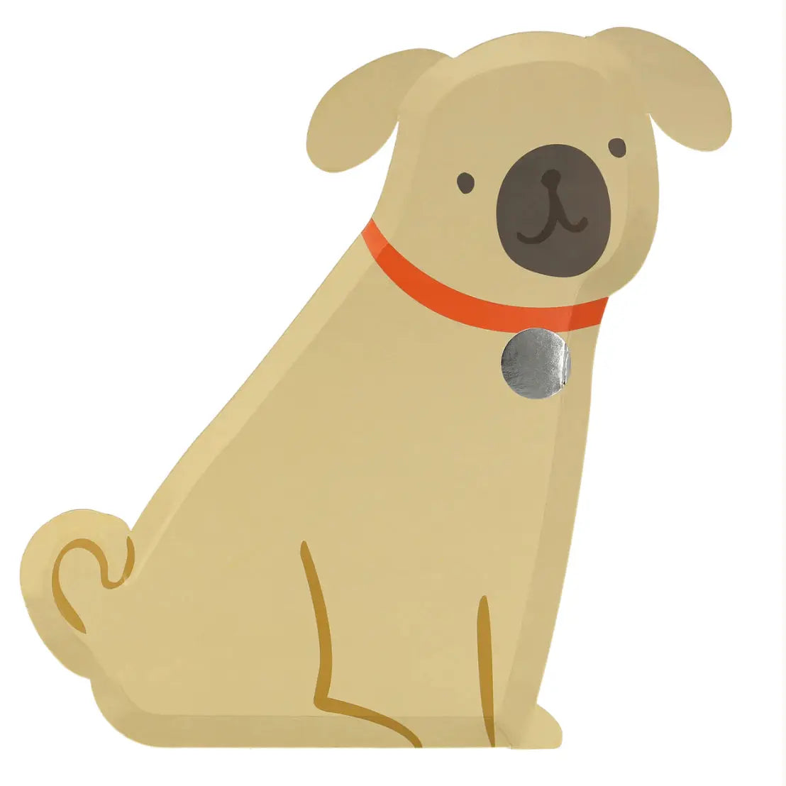 Pug Plates (x 8) Meri Meri