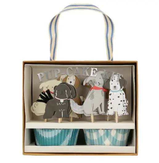 Puppy Cupcake Kit (x 24 toppers) Meri Meri