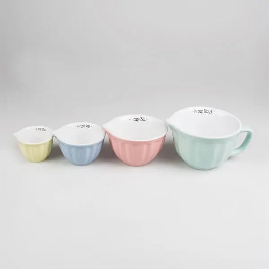 RETRO PASTEL MEASURING CUPS - SET OF 4 SASS AND BELLE