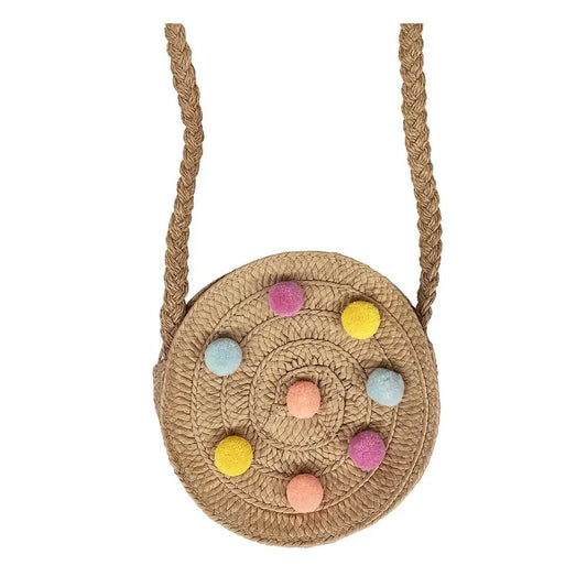 ROCKAHULA RAINBOW POM POM CROSS BODY BAG Rockahula