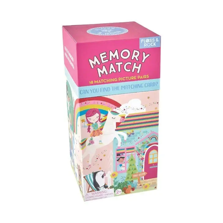 Rainbow Fairy Memory Match Floss and Rock