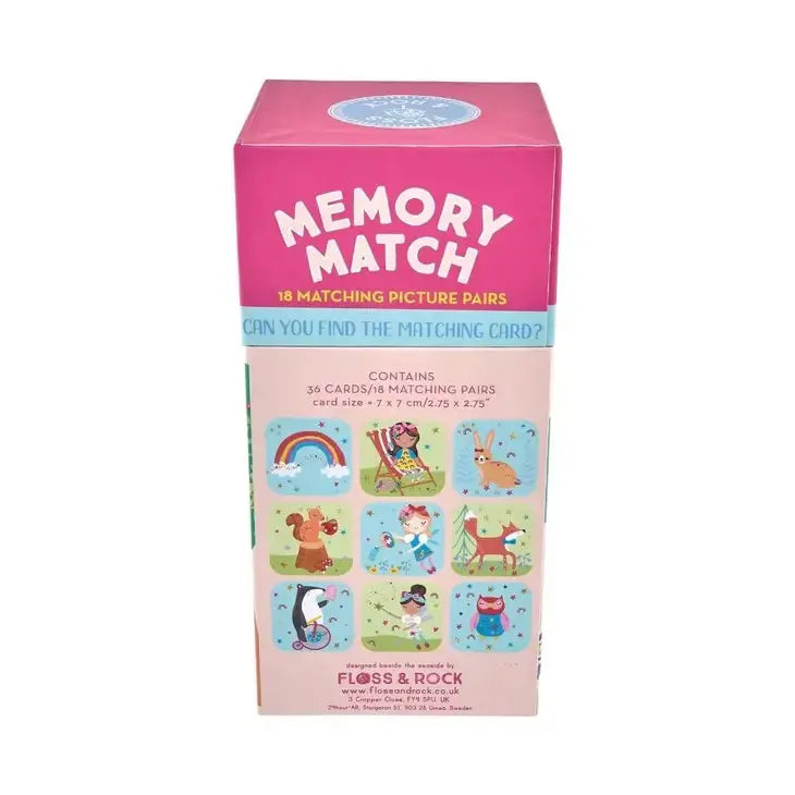 Rainbow Fairy Memory Match Floss and Rock