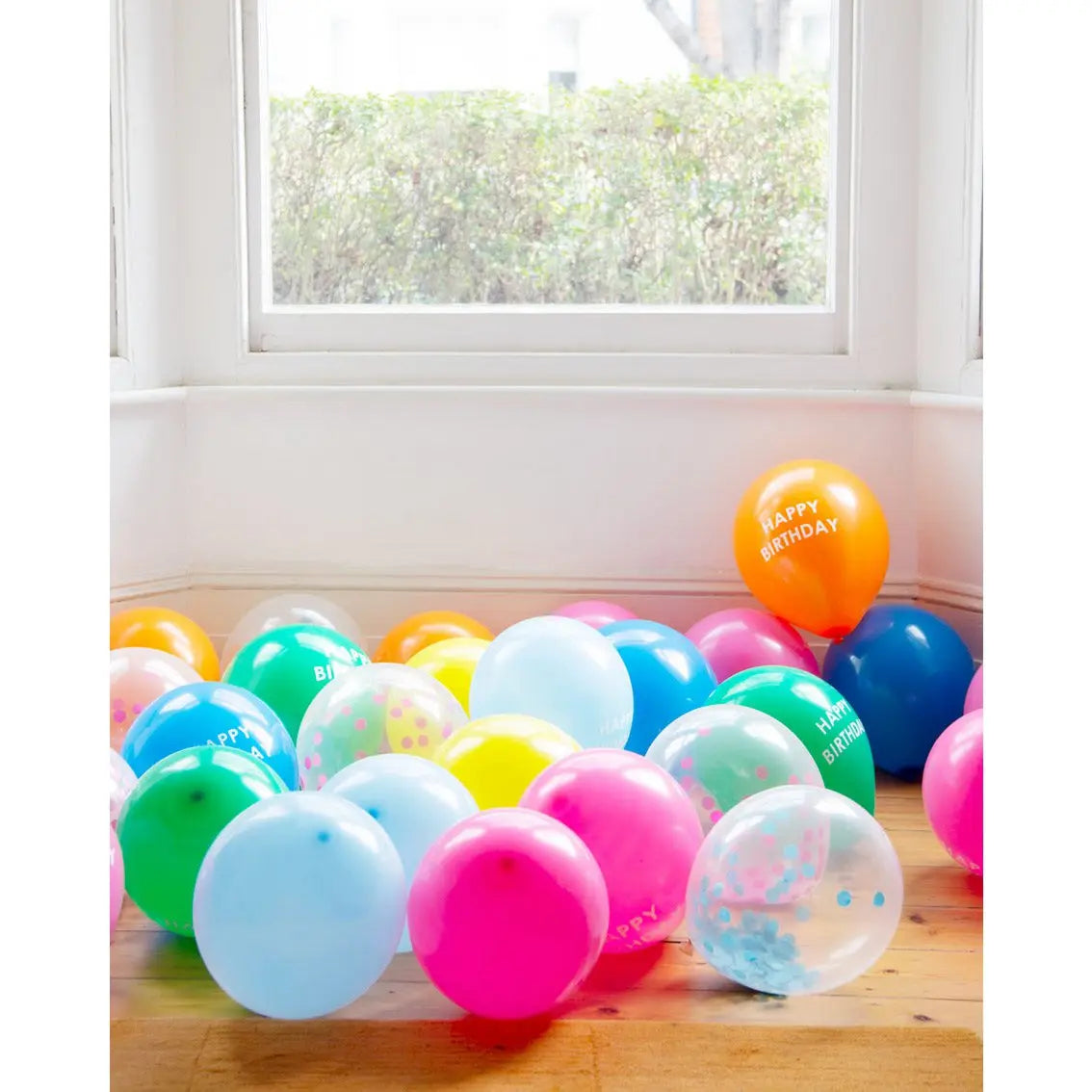 Rainbow Happy Birthday Balloons Talking Tables