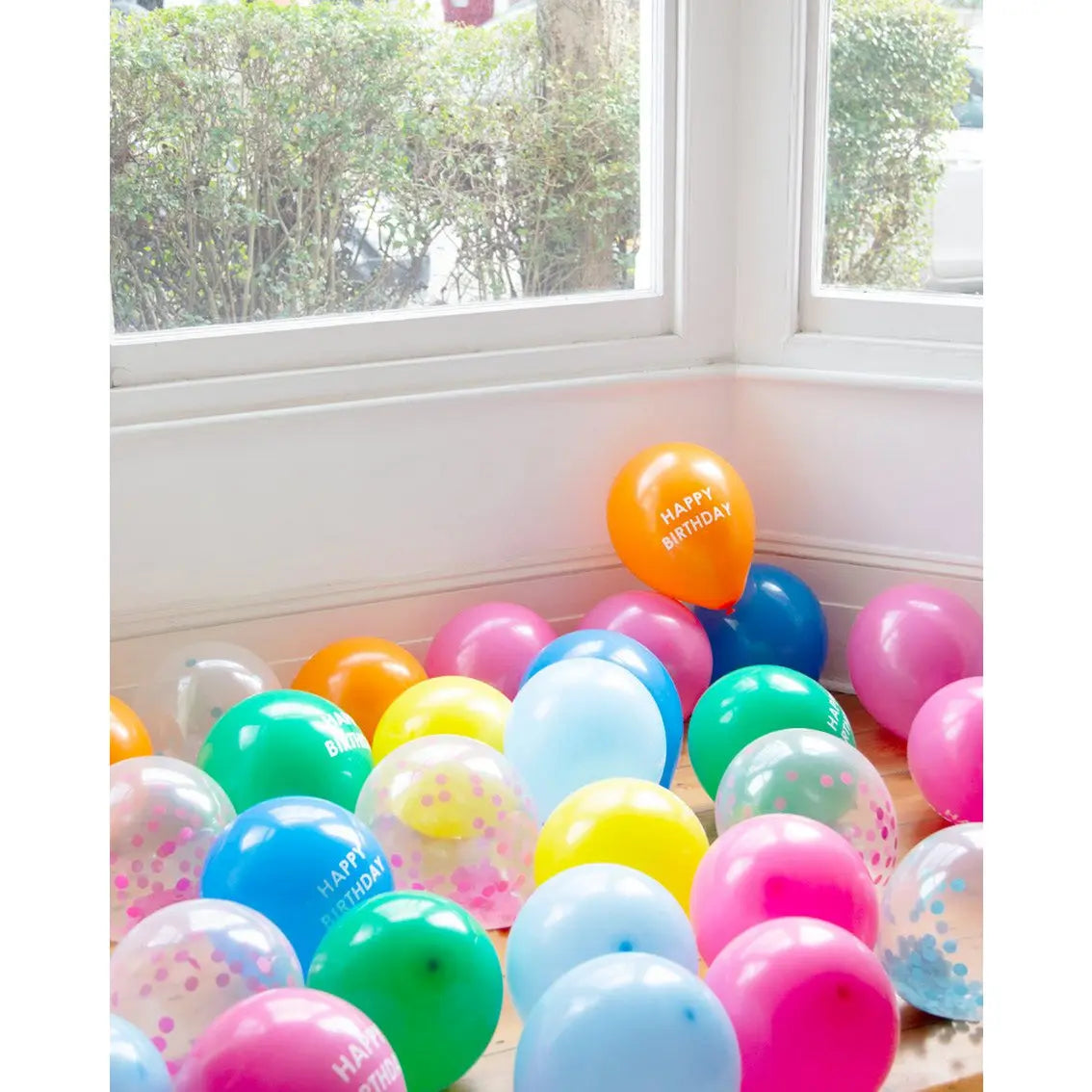 Rainbow Happy Birthday Balloons Talking Tables