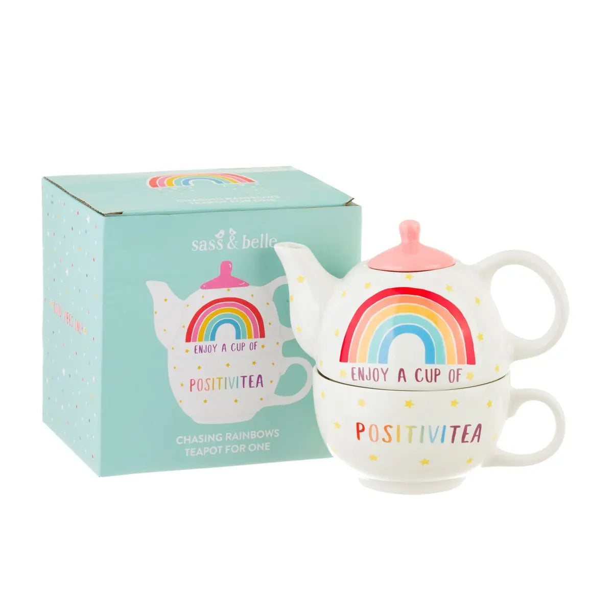 Rainbow Positivitea Tea For One SASS AND BELLE