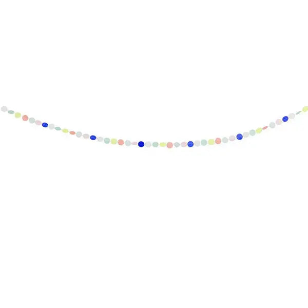 Rainbow confetti garland Meri Meri