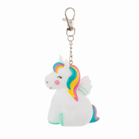 Rainbow unicorn keyring SASS AND BELLE