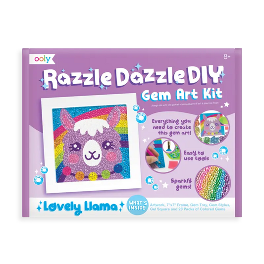 Razzle Dazzle Diy Gem Art Kit - Lovely Llama OOLY
