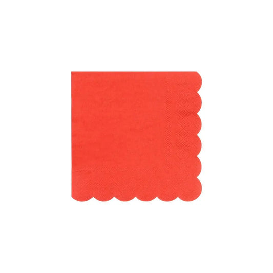 Red Small Napkins (set of 20) Meri Meri