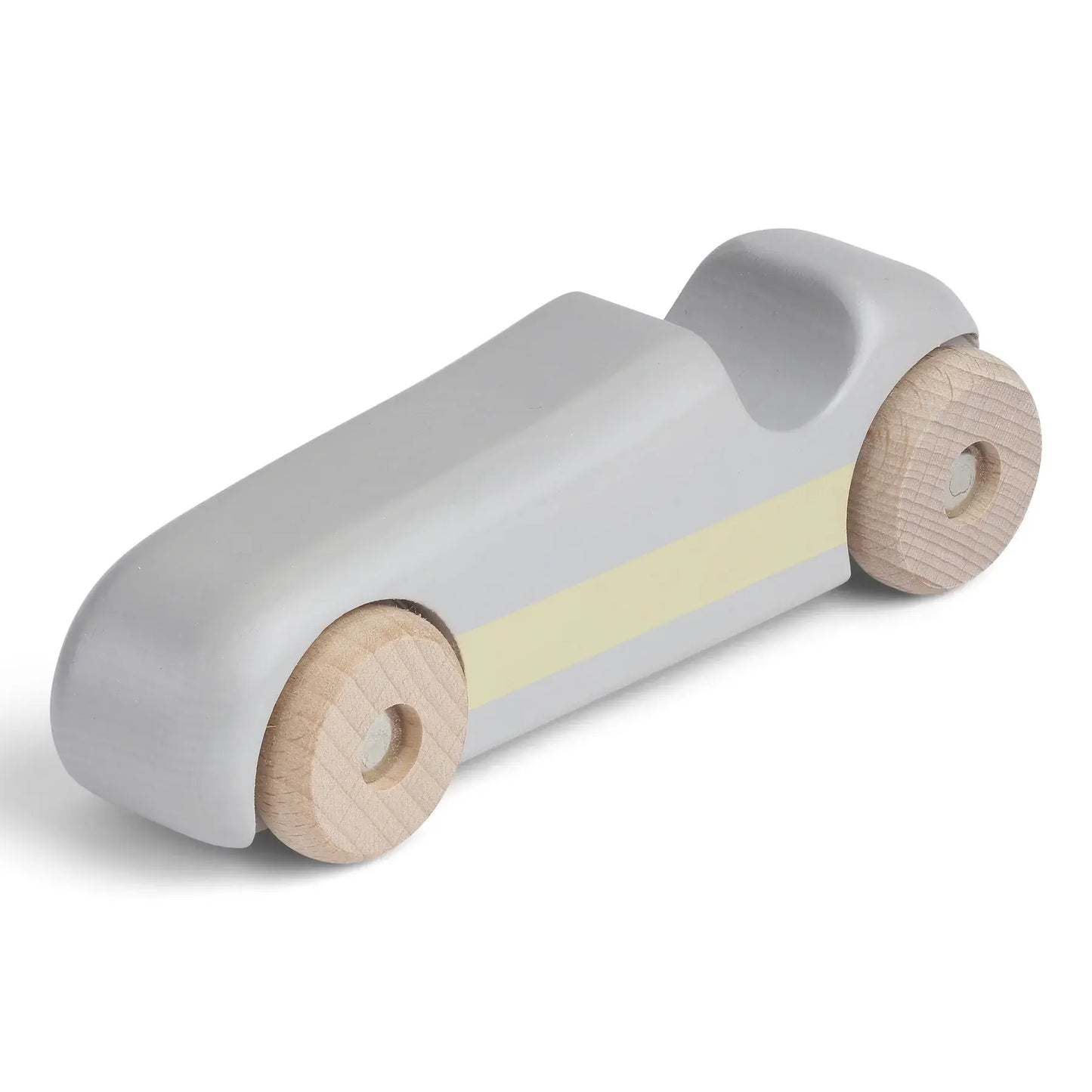 Rennauto 'WOOD RACE CAR- WARM GREY' thepartyville