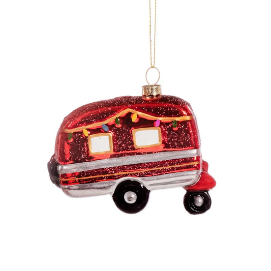 Retro Caravan Shaped Bauble - SASS & BELLE SASS AND BELLE