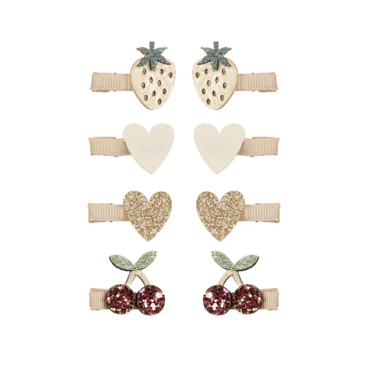 Retro fruit mini clips Mimi & Lula