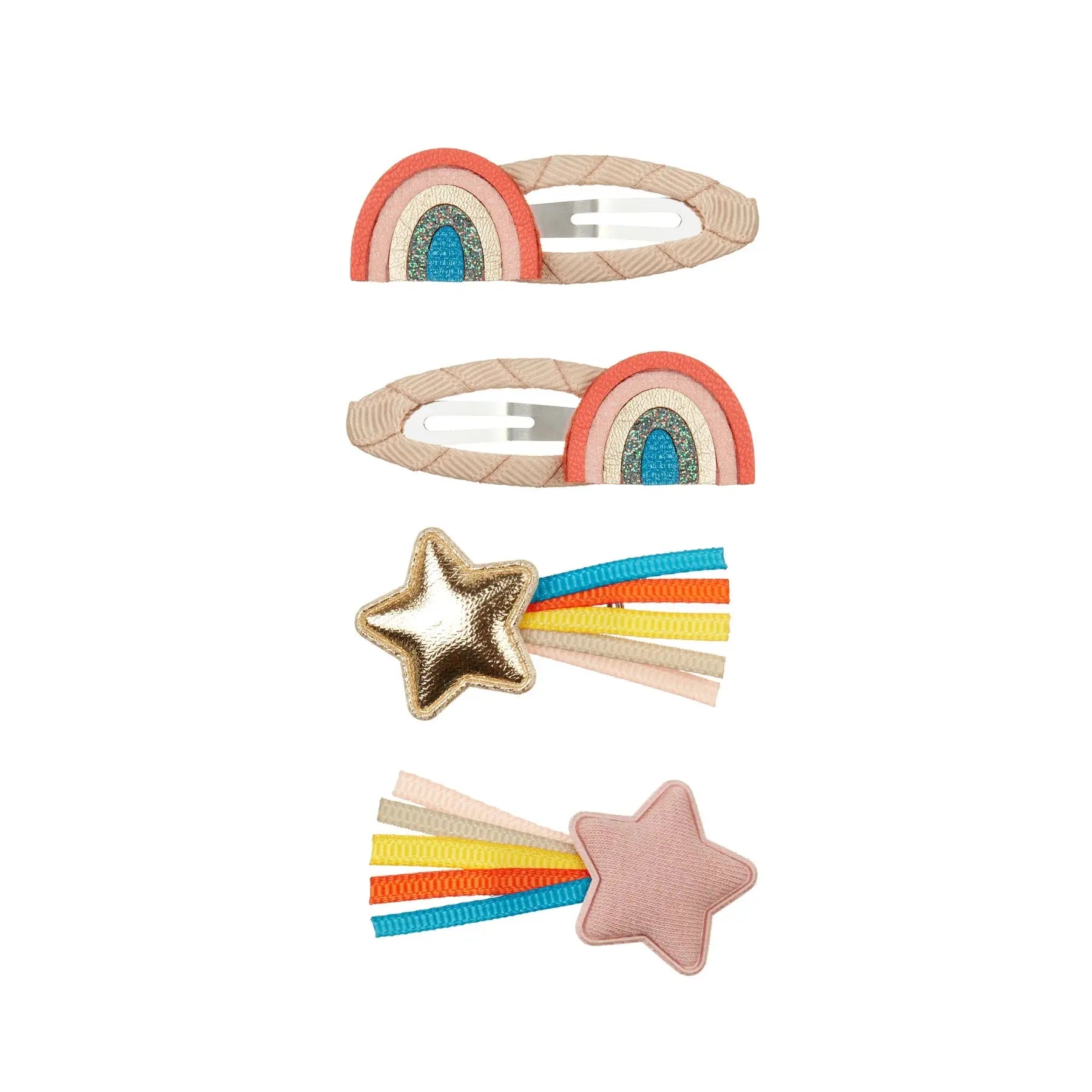 Retro rainbow over the rainbow clips Mimi & Lula