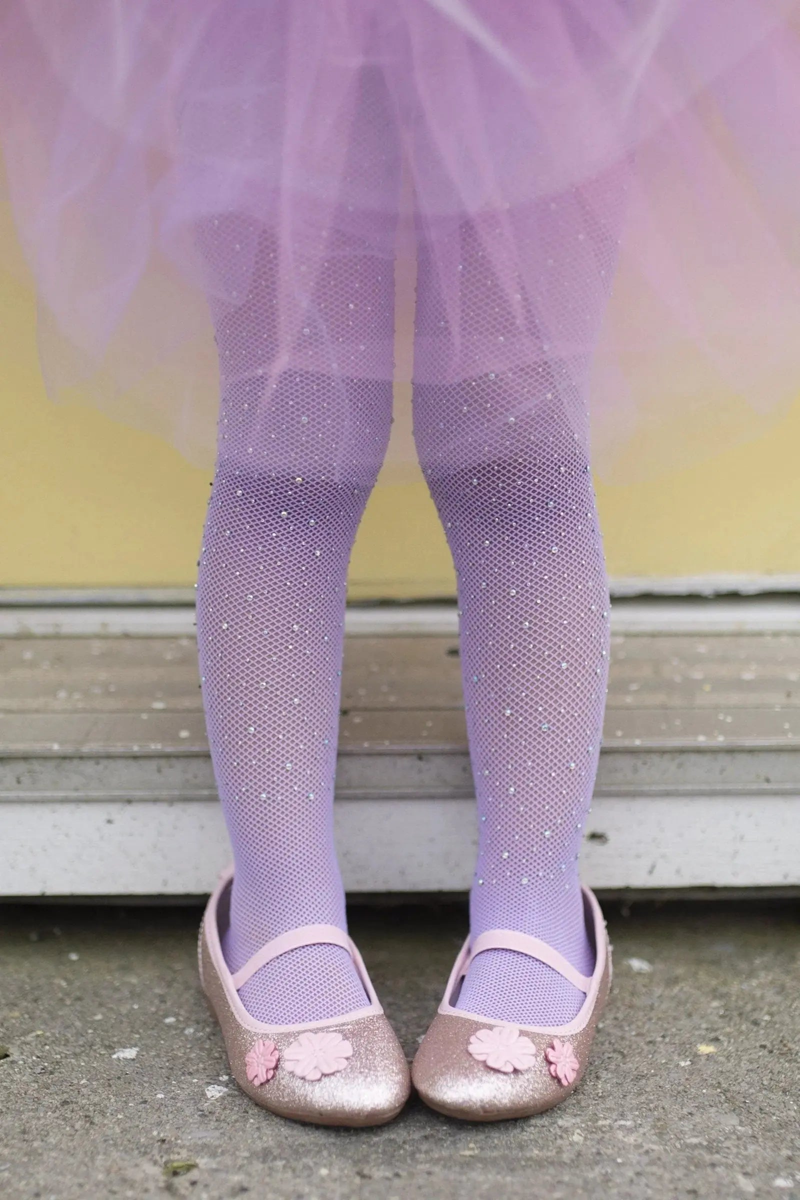 Rhinestone Tights, Lilac Great Pretenders