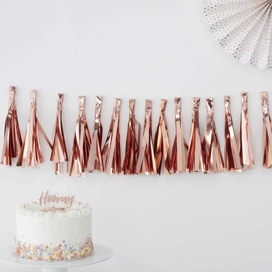 Rose Gold Tassel Garland GingerRay