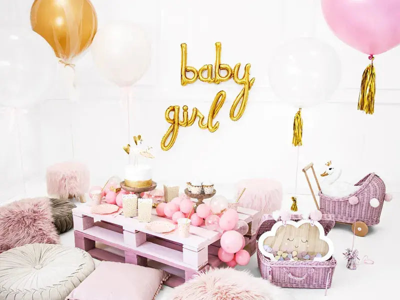 Round balloon, pastel white Partydeco