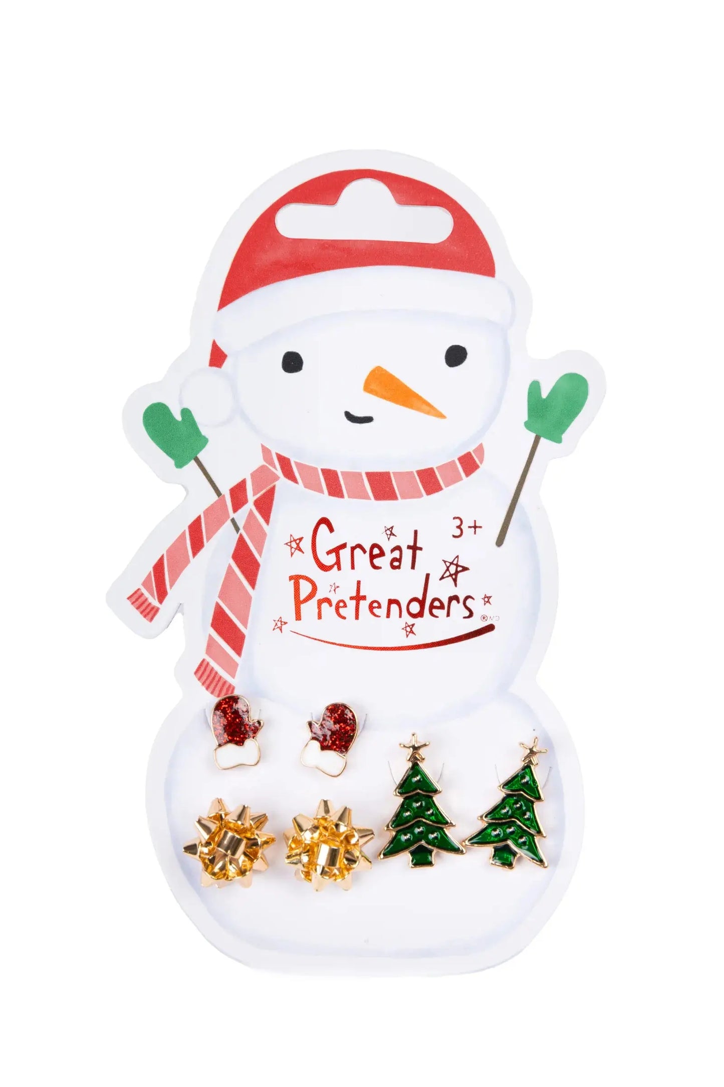 SNOWMAN PIERCED EARRINGS Great Pretenders