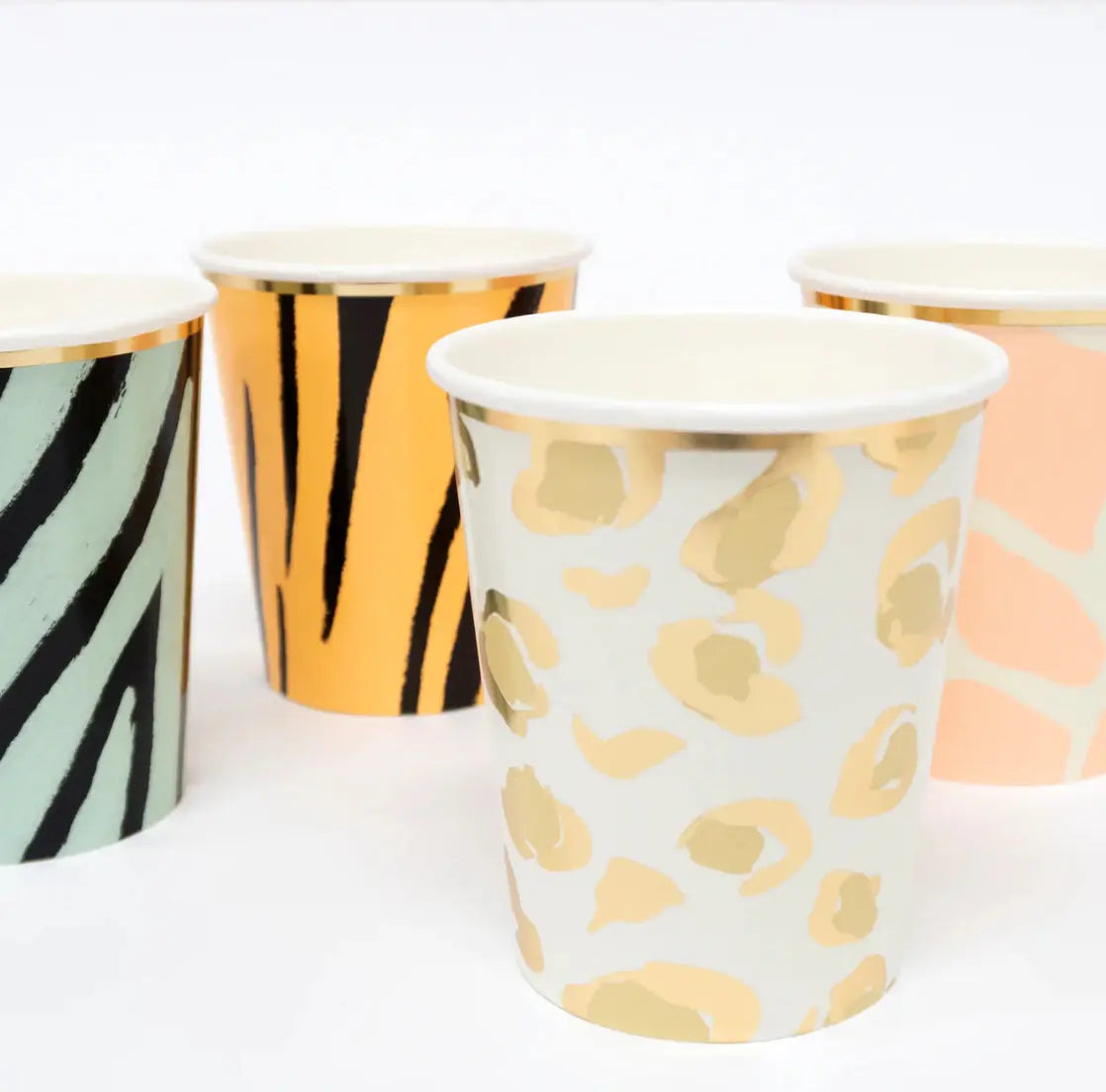 Safari Animal Print Party Cups (x 8) Meri Meri